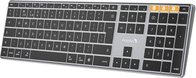 ProtoArc Wireless Backlit Keyboard for Mac/iOS - Aluminium Body, Multi-Device
