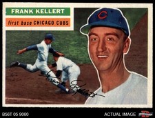 1956 Topps #291 Frank Kellert Cubs 6 - EX/MT