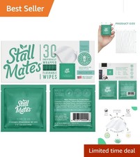 Eco-Friendly 30 Count Flushable Wipes - Gentle for Sensitive Skin  Travel Ready