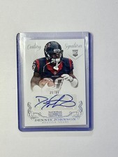 2013 Panini National Treasures Signatures 35/99 Dennis Johnson Rookie Auto RC
