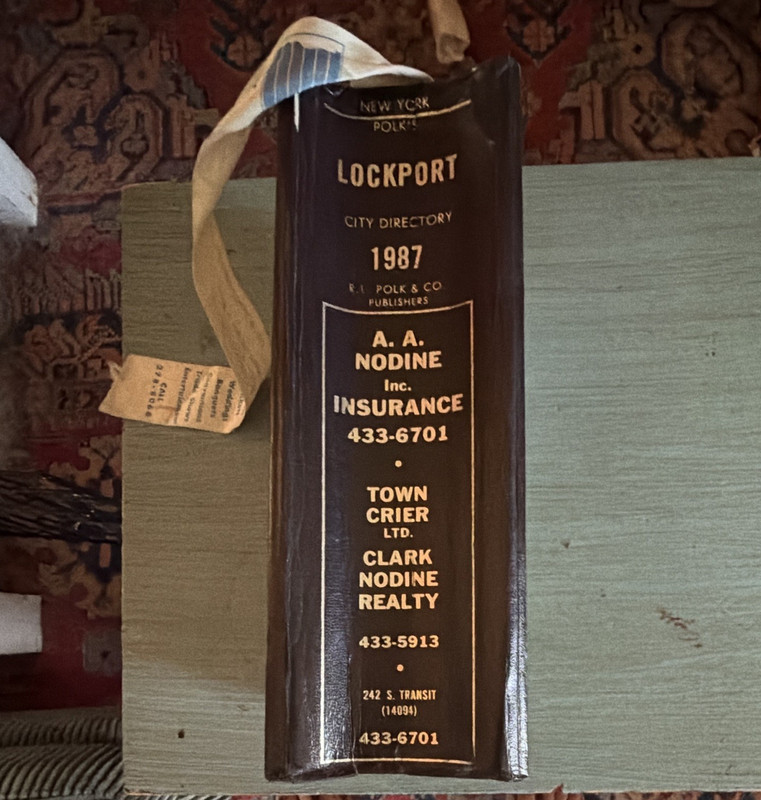 Polk’s Lockport (Niagara County), New York — City Directory 1987