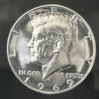 1969-S Kennedy Half Dollar Direct From Proof Set- 40% Silver!