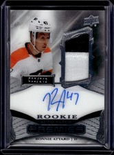 2022-23 Upper Deck Premier #AR-RA Ronnie Attard Acetate Rookie Auto Patch #/249
