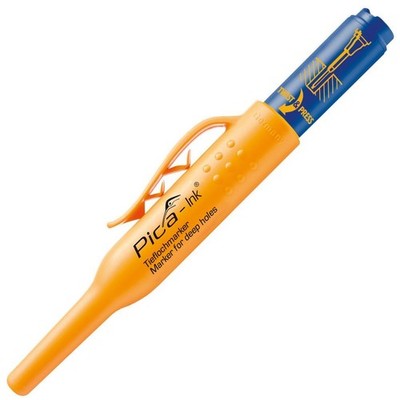 Pica INK Tieflochmarker, schwarz, rot, blau, Permanentmarker, Marker