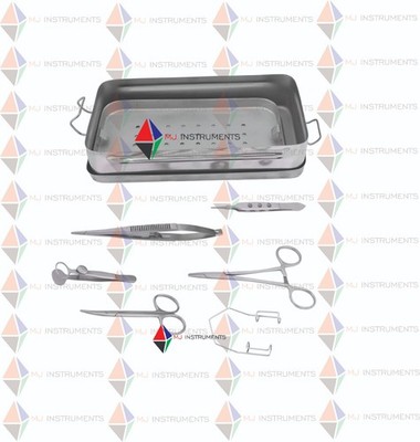 7 Pcs Basic Set Of Micro Surgery Surgical Instruments