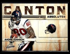 2009 Playoff Absolute Memorabilia #6 Andre Johnson Canton Absolutes card