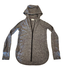 Athleta Women's Full Zip Jacket Yoga Stretch XS Gray Athleisure