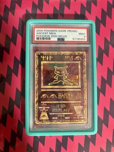Pokemon TCG Ancient Mew Movie Promo 2000 Holo Card PSA 9 Mint Condition