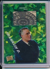 2021 PIECES OF THE PAST HISTORICAL FRANKLIN D. ROOSEVELT AUTHENTIC RELIC 1/1