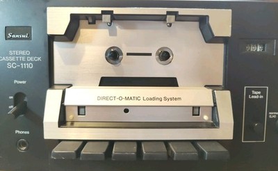 Sansui SC-1110 Stereo Cassette Tape Deck Vintage Untested For