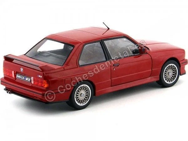 1986 BMW E30 M3 Rojo 1:18 Solido S1801502 - Imagen 2 de 4