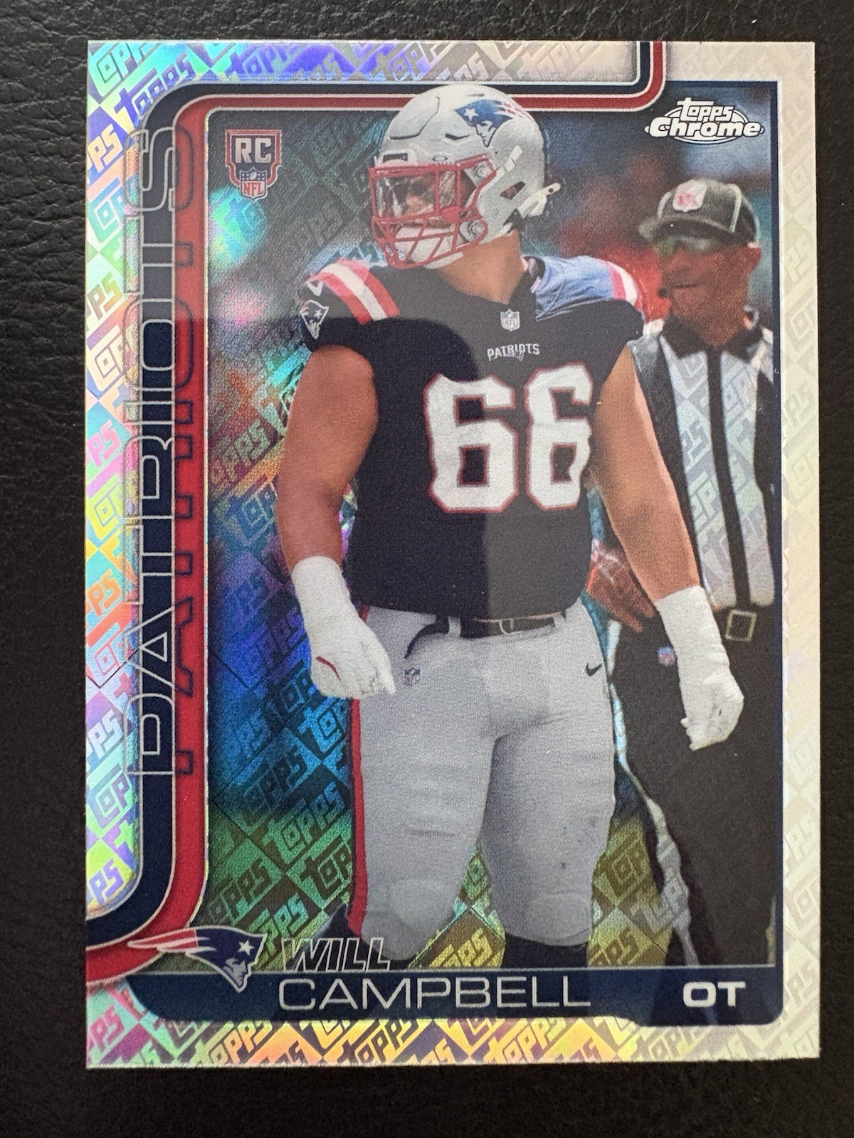 2025 Topps Chrome Will Campbell RC Topps Foil Fanatics Exclusive Refractor #379