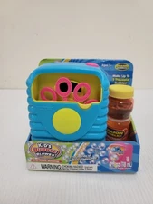 Billion Bubbles Kids Bubble Blower Blue - 4 Fl Oz With Turbo Bubble Technology