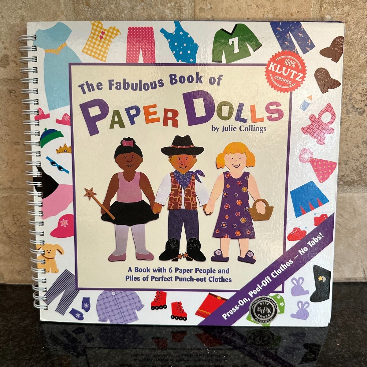 Fabulous Book of Paper Dolls by Julie Collings (2001, Hardcover