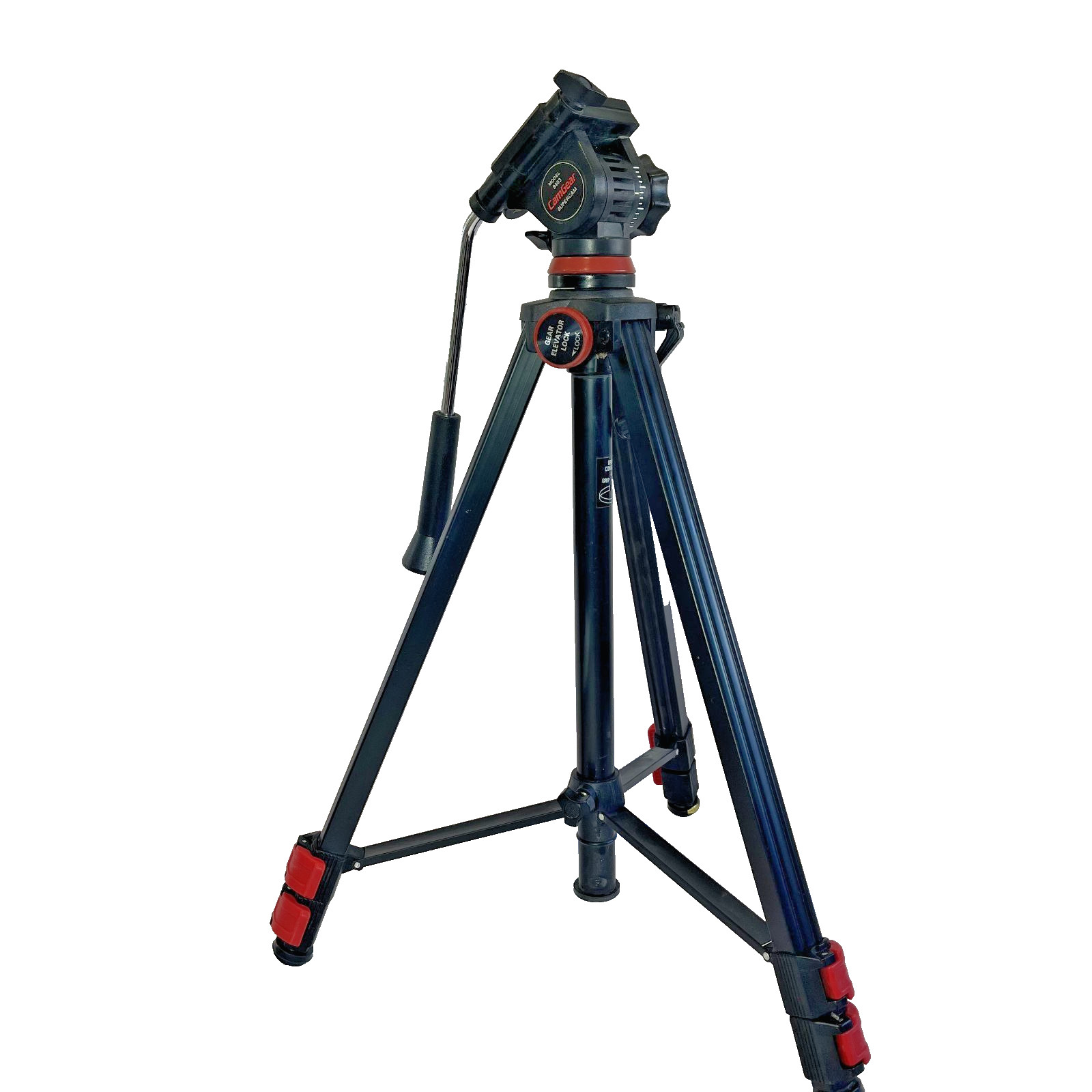 Camgear SuperCam 8403 Tripod Fluid Head Pro Video Camera Stand Heavy Duty