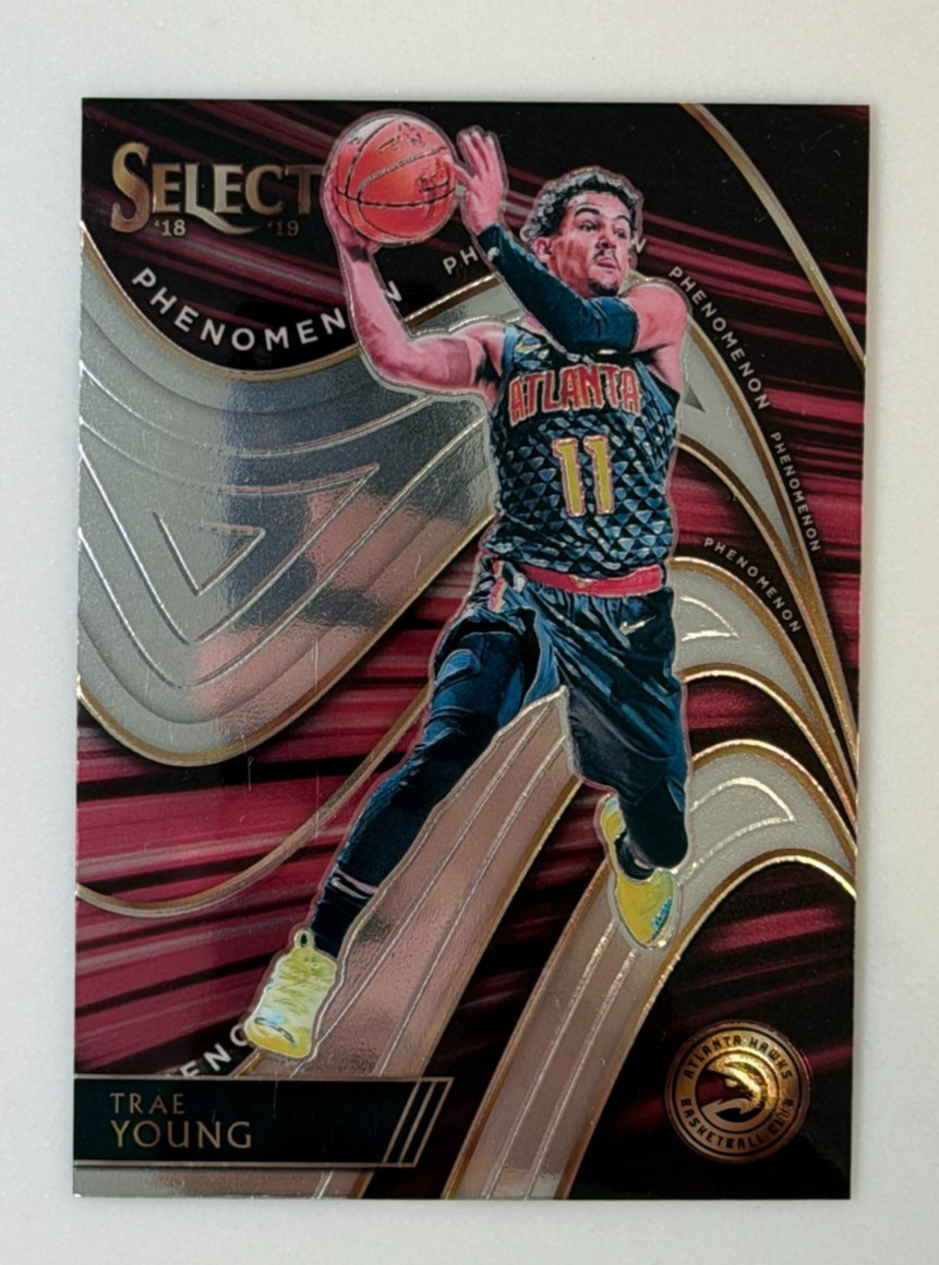 2018-19 Panini Select Trae Young Phenomenon Rookie #6