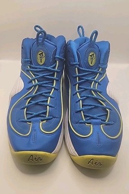 Nike Air Penny 2 Le Sprite Soar Cyber Blue & White Men Shoes 535600-431 Size 10