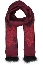 Mothwurf Schal Damen Tuch Strickschal Loop Rot #9t3syf8