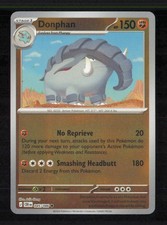 Donphan 045/086 Common Chaos Rising Pokemon Reverse Holo Near Mint