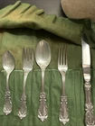 Reed And Barton Burgundy Sterling Silver 5 Piece Place Setting