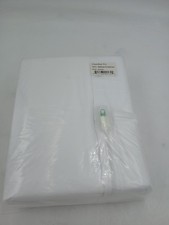 CleanRest Pro Mattress Encasement Queen White Zippered Protective Cover New