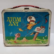 Fiambrera de metal Atom Ant Secret Squirrel Marruecos Mole 1966 de colección sin termo dibujos animados