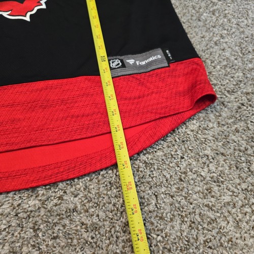 NEW Men's Fanatics Black Carolina Hurricanes Home Breakaway Jersey Size Medium - Picture 7 of 8