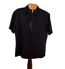 Van Heusen Mens Short Sleeve Button Up Short Sleeve Shirt XL 17- 17.5 New w/Tags