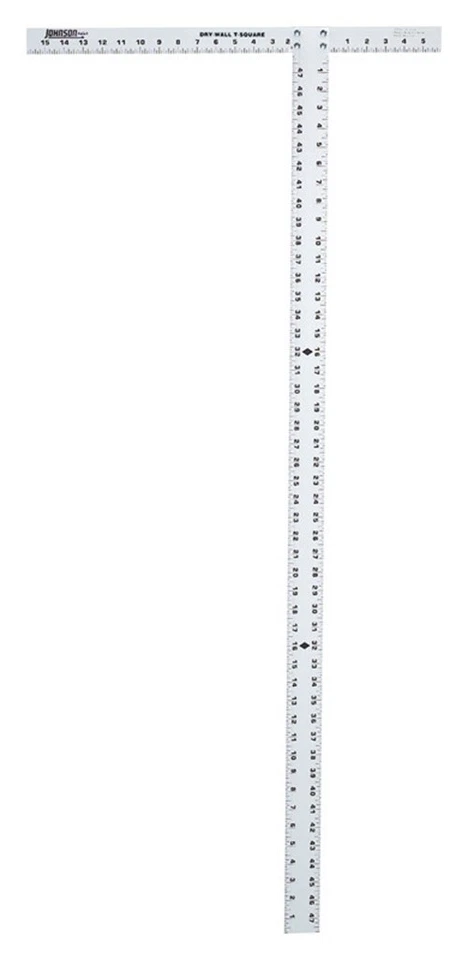 Johnson 48 pulgadas Panel de yeso de aluminio L cuadrado en T (paquete de 2) Foto 3 de 3