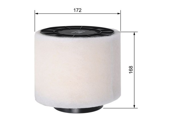 Luftfilter Bosch F 026 400 334 FüR OE 8K0 133 837 B - 8K0 133 843 D - 8K0 133-image