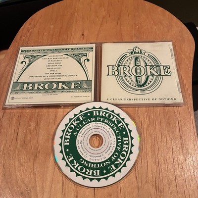 Broke   A Clear Perspective Of Nothing CD 1st US press slipknot vended mudvayne