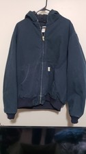 Carhartt Quilted Hooded Active Jacket Black J140 BLK Men s Large