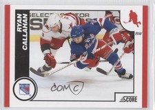 2010-11 Score Ryan Callahan #324 0b0