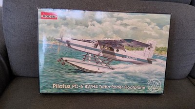 Modellbausatz Roden 1:48 Pilatus PC-6 B2/H4 Turbo Porter Floatplane A
