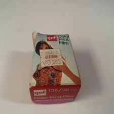 GAF 135/36 INSTAMATIC COLOR PRINT FILM, SOLD AS-IS FOR DISPLAY Expired