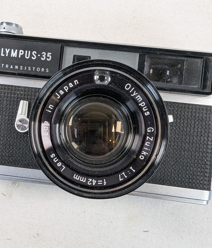 Rare Vintage Olympus-35 LE Lens 43mm f1.7 Film Camera With Pen Flash CL Rd Desc - Picture 23 of 23