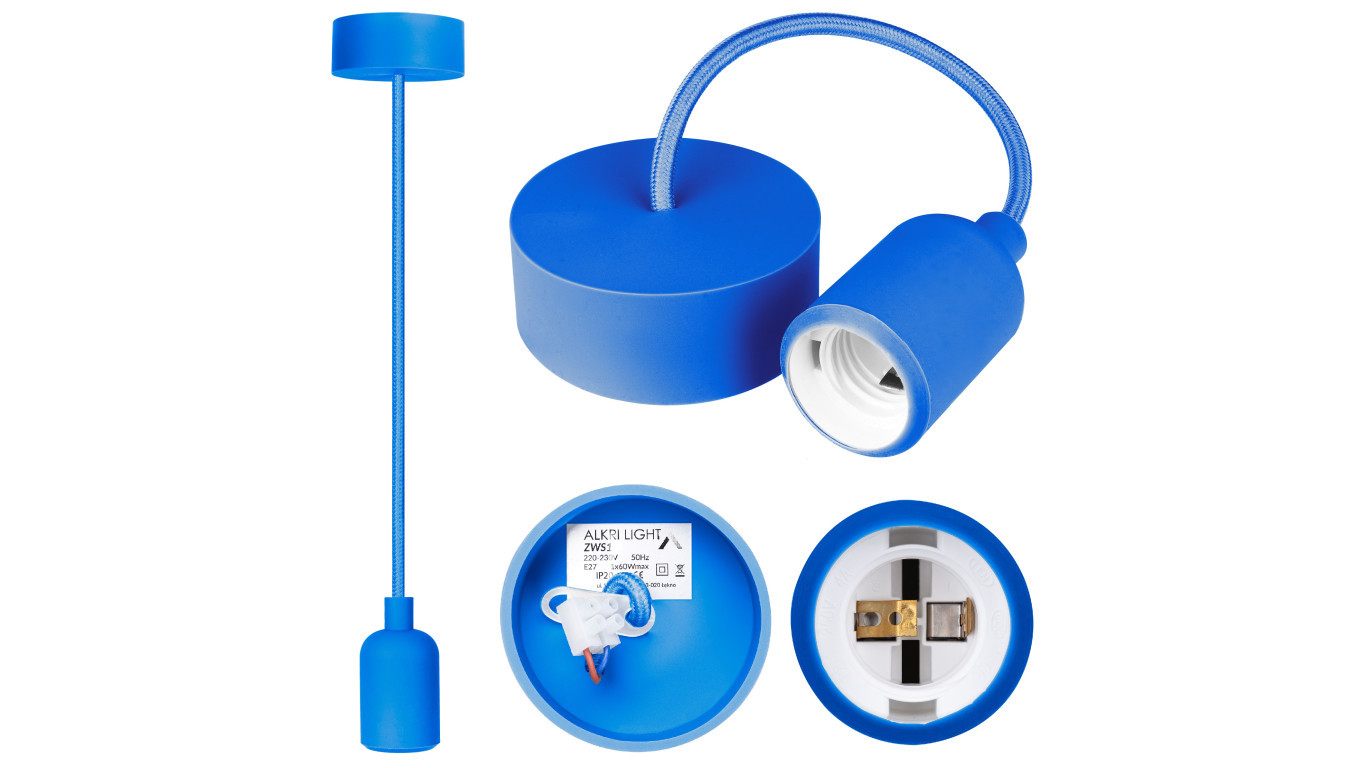 5905954919208 Вишневая лампа zwis sufitowy E27 силикон-небеска-Алкри