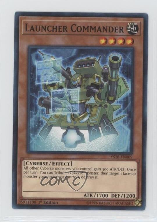 Launcher Commander 1st Ed. YuGiOh Structure Deck: Codebreaker #YS18-EN009
