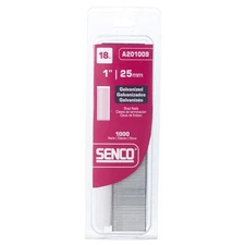 Senco 1 in. 18 Ga. Straight Strip Galvanized Brad Nails 1000 pk (Pack of 5)