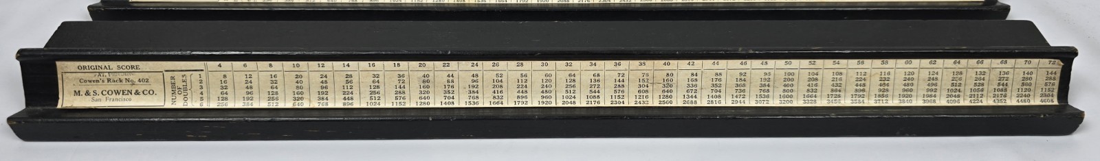 Vintage Set of 4 1920's Mah Jong Racks  M. & S. Cowen & Co. 402 Pat. Pending