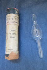 Ancienne pipette nasale  médicale  Etabts J.B. Paris
