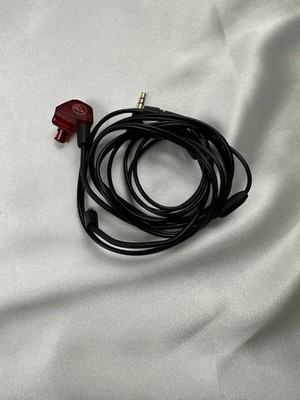 Audio-Technica ATH-LS200iS Red IEM Earbuds for Audiophiles 1 WORKING BUD + CABLE