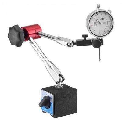 Dial Test Indicator with Magnetic Flexible Base Stand, 0.001 inch Accuracy, ...