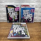 Just Dance 2 3 4 Bundle (Nintendo Wii) Dance Party Family Fun Exercise Tested