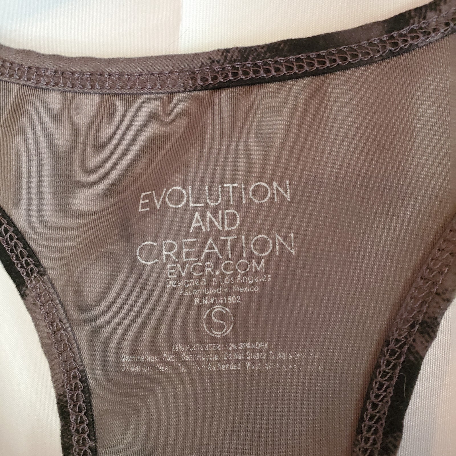 Evolution and Creation Athletic Cropped Racerback… - image 3