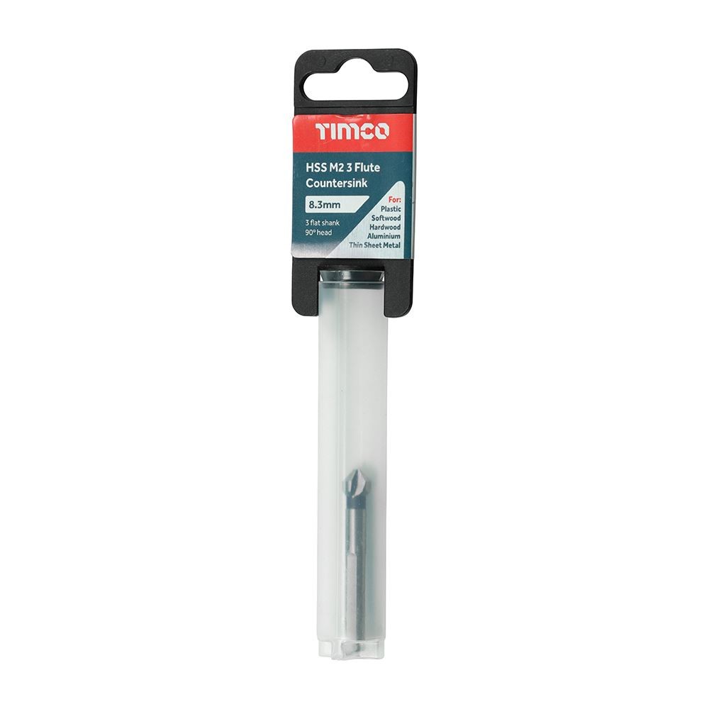 TIMCO 3 Flute Countersink M2 HSS 8.3mm Pack 1