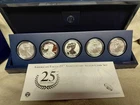 2011 American Silver Eagle 25th Anniversary Dollar 5-Coin Set w/ OGP & COA
