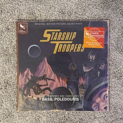 Starship Troopers Soundtrack Basil Poledouris Vinyl Blood & Big Juice Ed. SEALED
