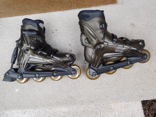 Men’s Sz 10.5 Rollerblade Blades  MADE IN ITALY WITH CARRYING BAG