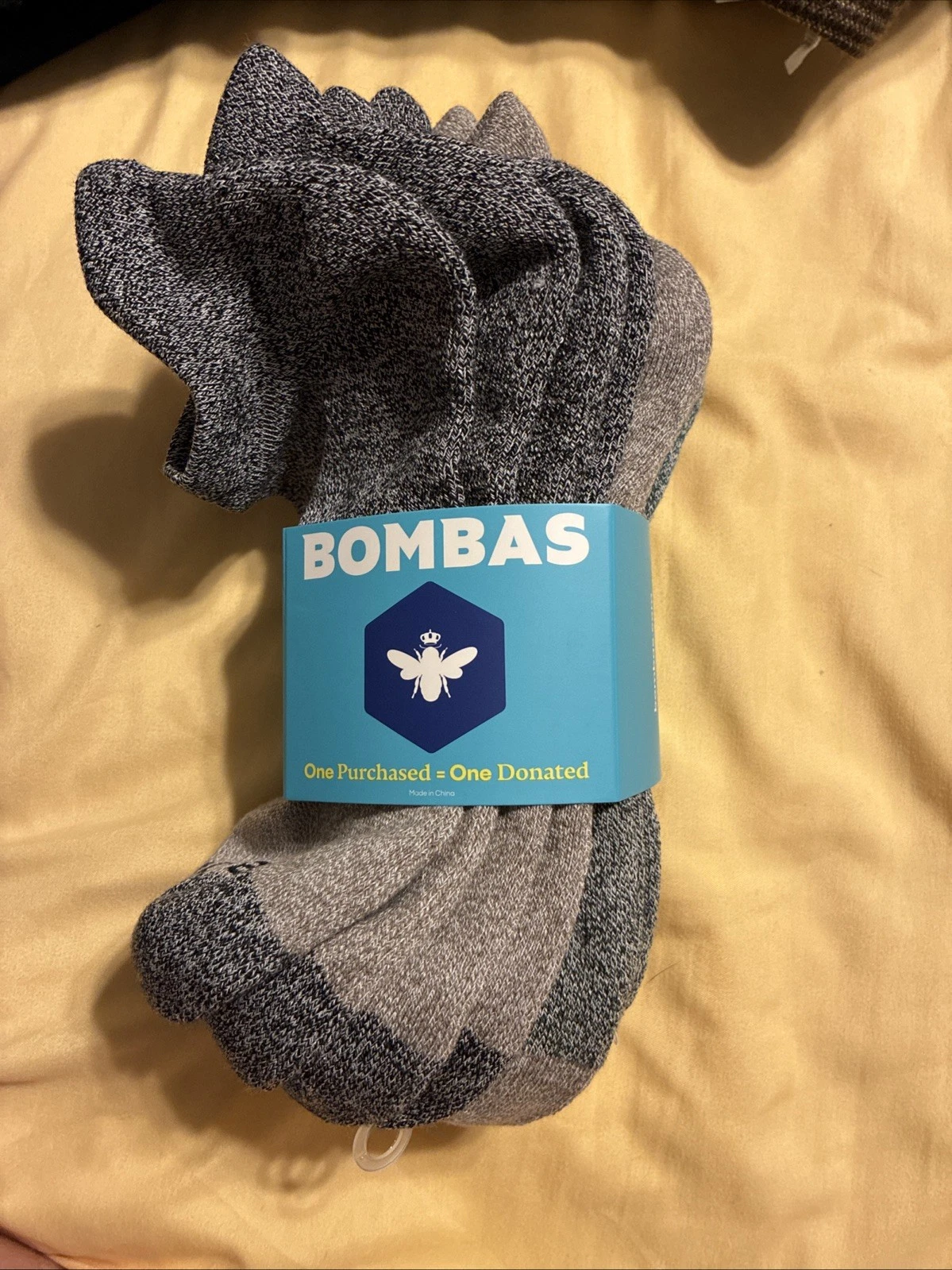 Bombas Unisex Ankle Socks Lot Of 6 Pairs Size Large